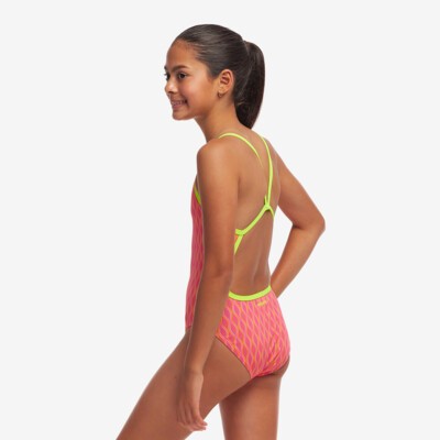 Wicked Waves Girl's Single Strap One Piece