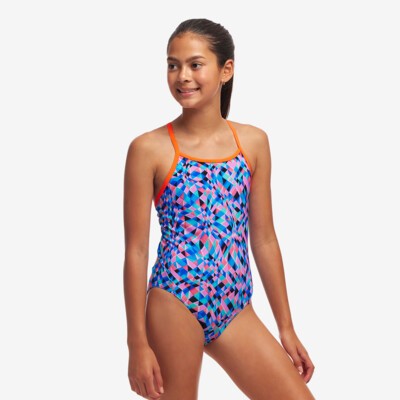 Warp Tour Girl's Diamond Back One Piece