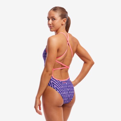 Ladies Strapped In One Piece Cyber City