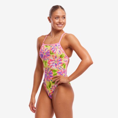 Ladies Single Strap One Piece Darkinjung Sunset