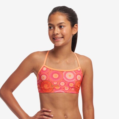 Ahelhe Girl's Swim Crop Top