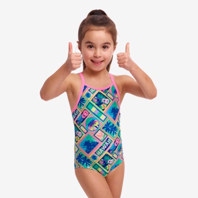 Ukule Babe Toddler Girl's Printed One Piece