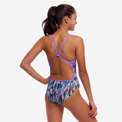 Fly Dye Girl's Single Strap One Piece