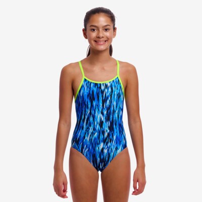 Wing Streak Girl's Diamond Back One Piece