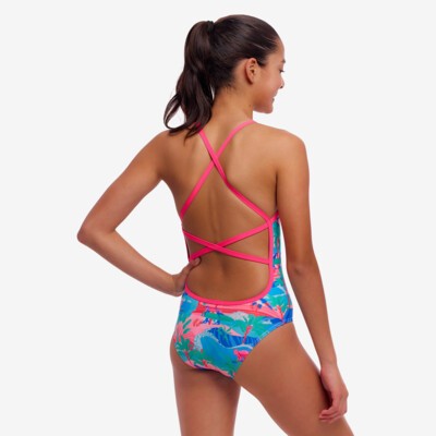 Dudette Girl's Strapped In One Piece