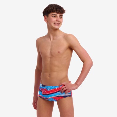 Boy's Sidewinder Trunks Paint Press