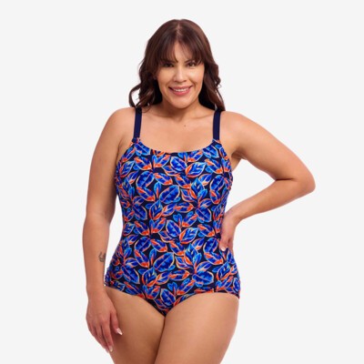 Leaf Blower Ladies Scoop Neck One Piece