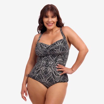 Ladies Brace Me Back One Piece Soaring Hi Ladies Brace Me Back One Piece Soaring Hi