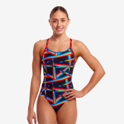 Pocket Rocket Ladies Diamond Back One Piece