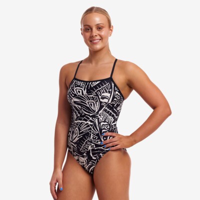 Night Flyer Ladies Single Strap One Piece