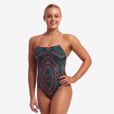 【NONCODE】Porico String One Piece One-piece swimsuit colour black | Liu Jo