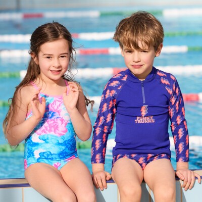 Flash Toddler Boy's Zippy Rash Vest