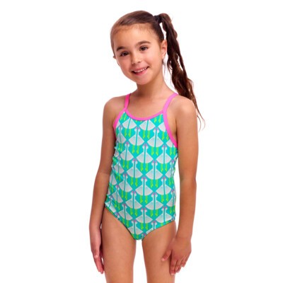 Loose Goose Toddler Girl's Printed One Piece