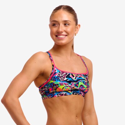 Lolly Leopard Ladies Sports Top
