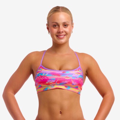 Leave In Ladies Swim Crop Top
