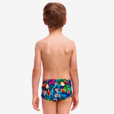 Birdie Wordie Toddler Boy's Printed Trunks