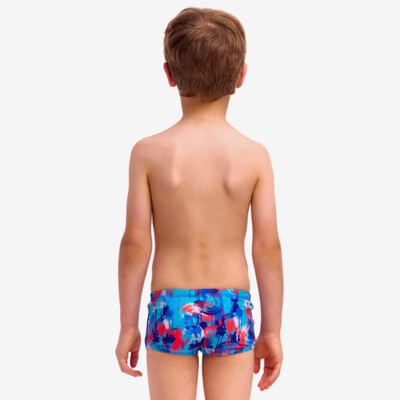 Messy Messy Messy Toddler Boy's Printed Trunks