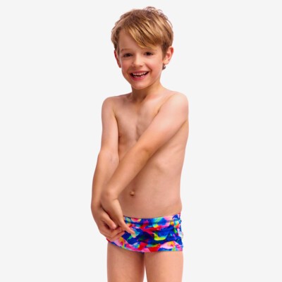 Wet Wave Toddler Boy's Printed Trunks