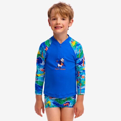 Duuude Toddler Boy's Zippy Rash Vest