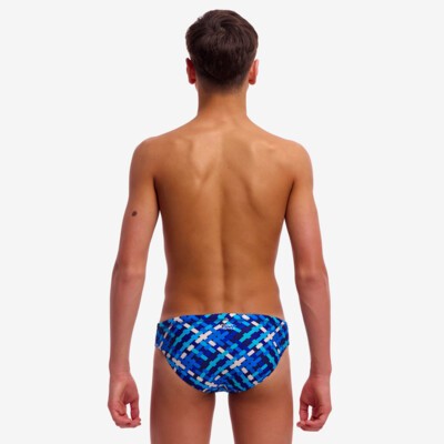 Funky Trunks Classic Swim Briefs Still Ocean | Boys Swimwear