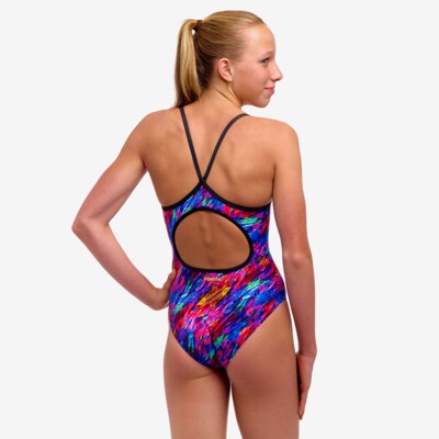 Big Bang Girl's Diamond Back One Piece