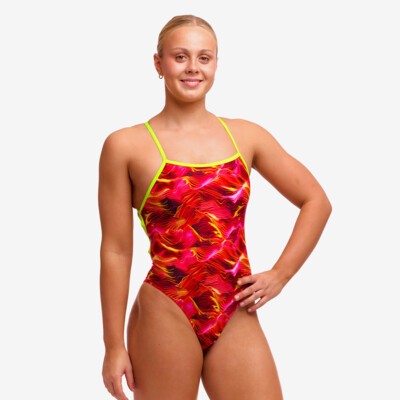 Saucy Sonar Ladies Strapped In One Piece