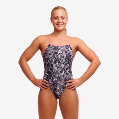 Nights Rose Ladies Tie Me Tight One Piece