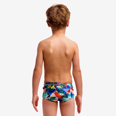 Palm Prism Toddler Boy's Printed Trunks