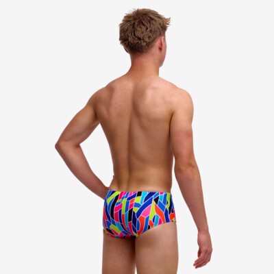 Fault Lines Boy's Sidewinder Trunks
