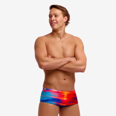 Sunset Delight Men's Sidewinder Trunks