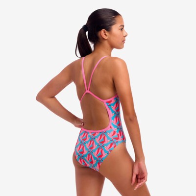Hummy Bunny Girl's Single Strap One Piece