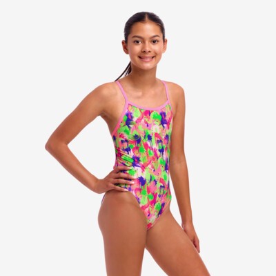 Splat Spot Girl's Single Strap One Piece