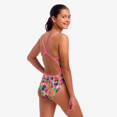 Splat Spot Girl's Single Strap One Piece