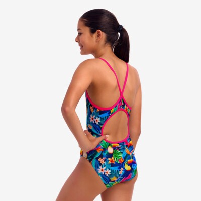 Birdie Wordie Girl's Diamond Back One Piece
