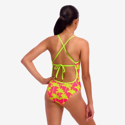Ladies Tie Me Tight One Piece Sweet Coconuts