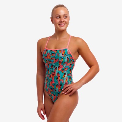 Swan See Swan Ladies Strapped In One Piece