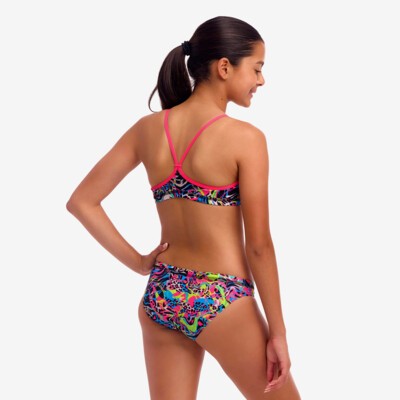 Lolly Leopard Girl's Racerback Two Piece