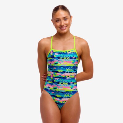 Forest Floor Ladies Tie Me Tight One Piece