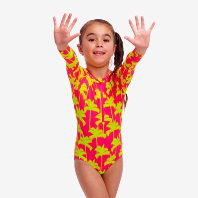 Sweet Coconuts Toddler Girl's Sun Cover One Piece