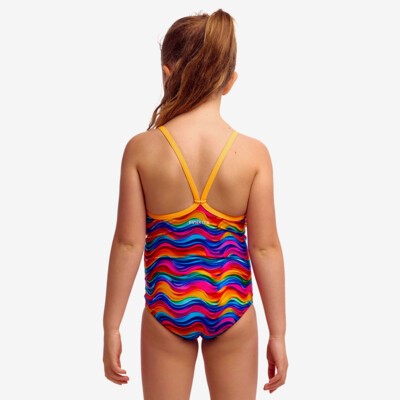 Plastic Fantastic Toddler Girl's Printed One Piece