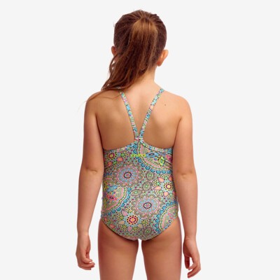 Pretti Penny Toddler Girl's Printed One Piece