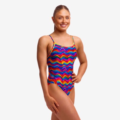 Plastic Fantastic Ladies Diamond Back One Piece