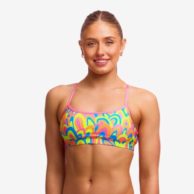 Hillary Puff Ladies Swim Crop Top