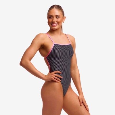 Pin Stripe Ladies Single Strength One Piece