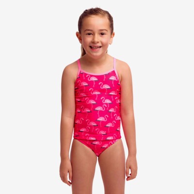 Flaming Go Gos Toddler Girl's Swim Steady Tankini & Brief