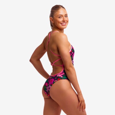 Garden Glow Ladies Strapped Secure One Piece