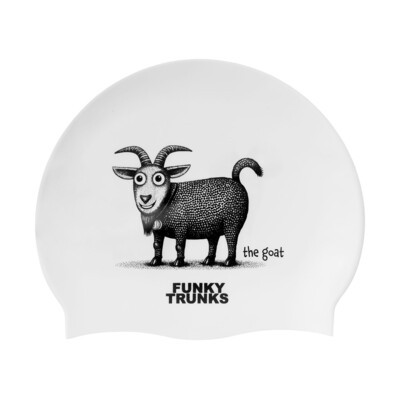 The Goat  Silicone Swimming Cap