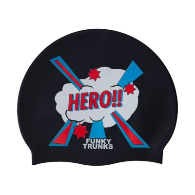 Big Funky Hero  Silicone Swimming Cap