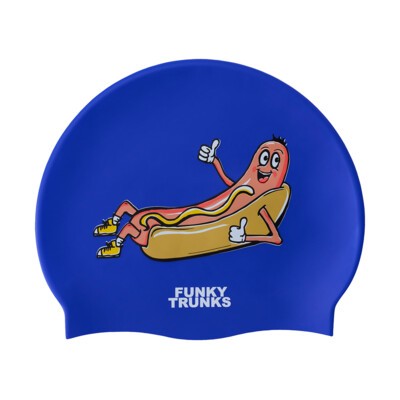Hot Dawg  Silicone Swimming Cap
