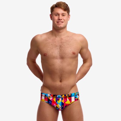 Broken Blox Men's Seamed Brief